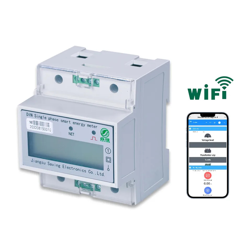 IP51 Single Phase Prepaid Meter dengan Memori Data dan Komunikasi RS485 ...
