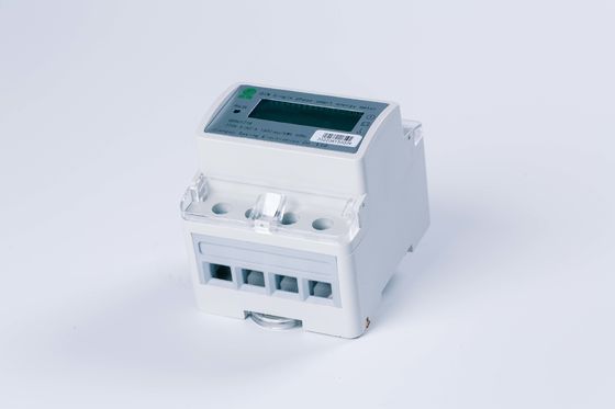 220V 60A Pengukur Energi Prabayar Fase Tunggal DIN Rail Smart Meter ...